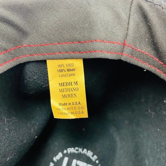 Capas Design 100% wool medium black hat - Picture 4 of 6